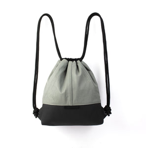 'CARRÉ' Designer backpack gray nappa v02