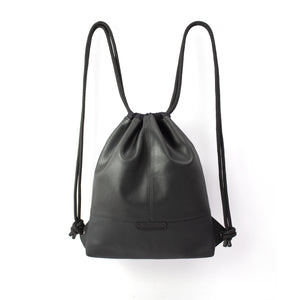 'CARRÉ' Designer backpack black nubuck