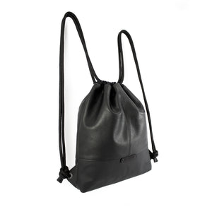 'CARRÉ' Designer backpack black nubuck