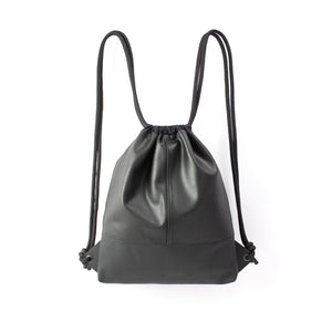 'CARRÉ' Designer backpack black nubuck