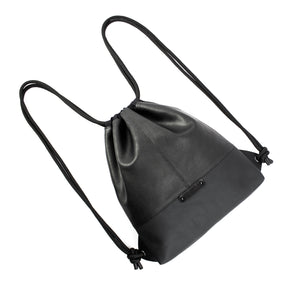 'CARRÉ' Designer backpack black nubuck