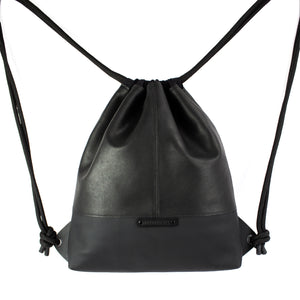 'CARRÉ' Designer backpack black nubuck