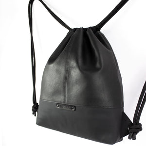 'CARRÉ' Designer backpack black nubuck