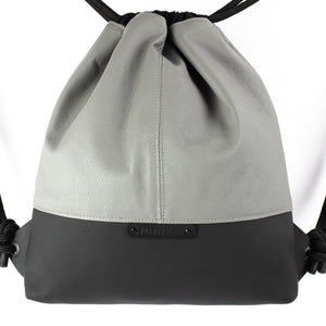 'CARRÉ' Designer backpack gray nappa v01