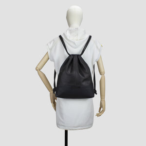 'CARRÉ' Designer backpack black nubuck