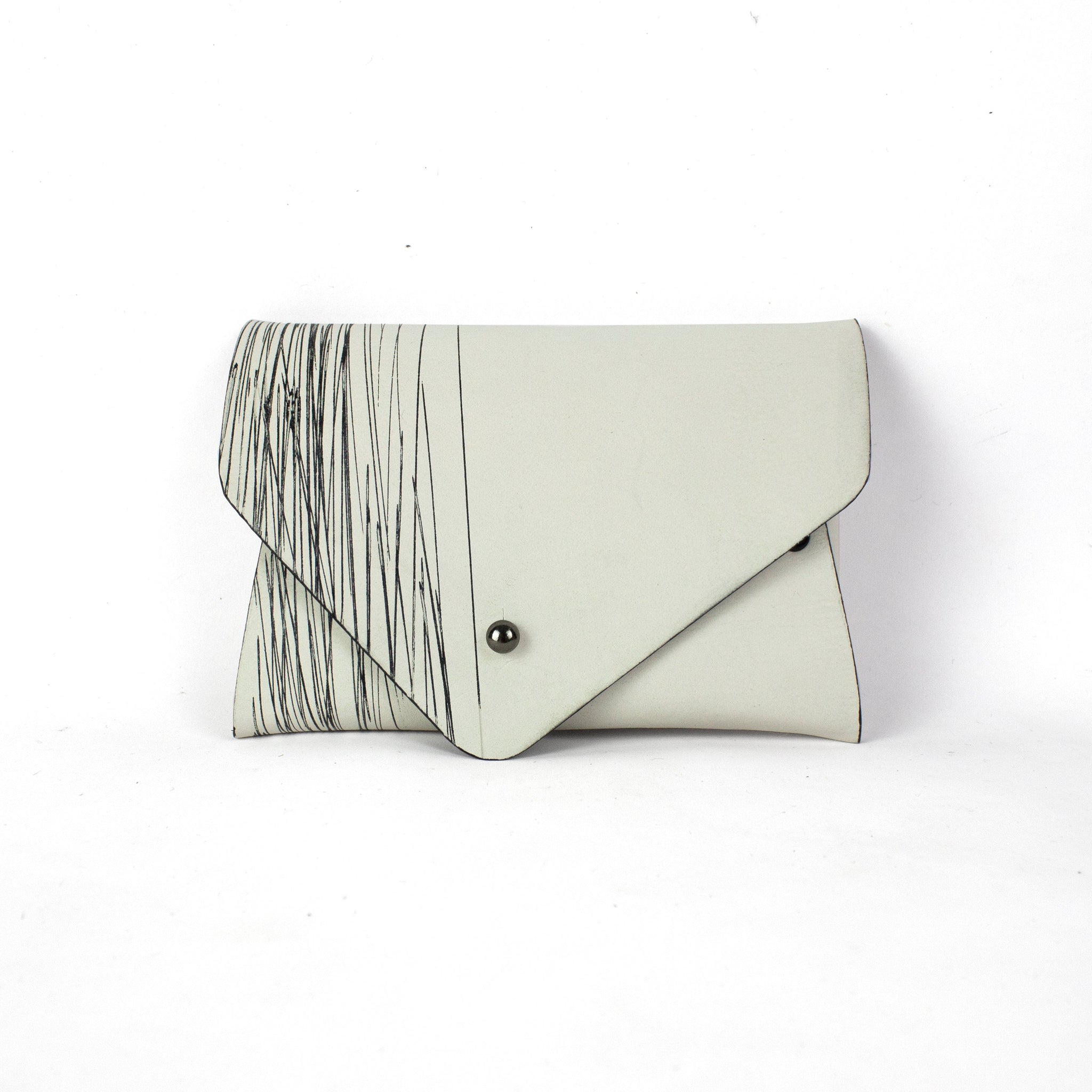 Card holder / coin purse beige and black
