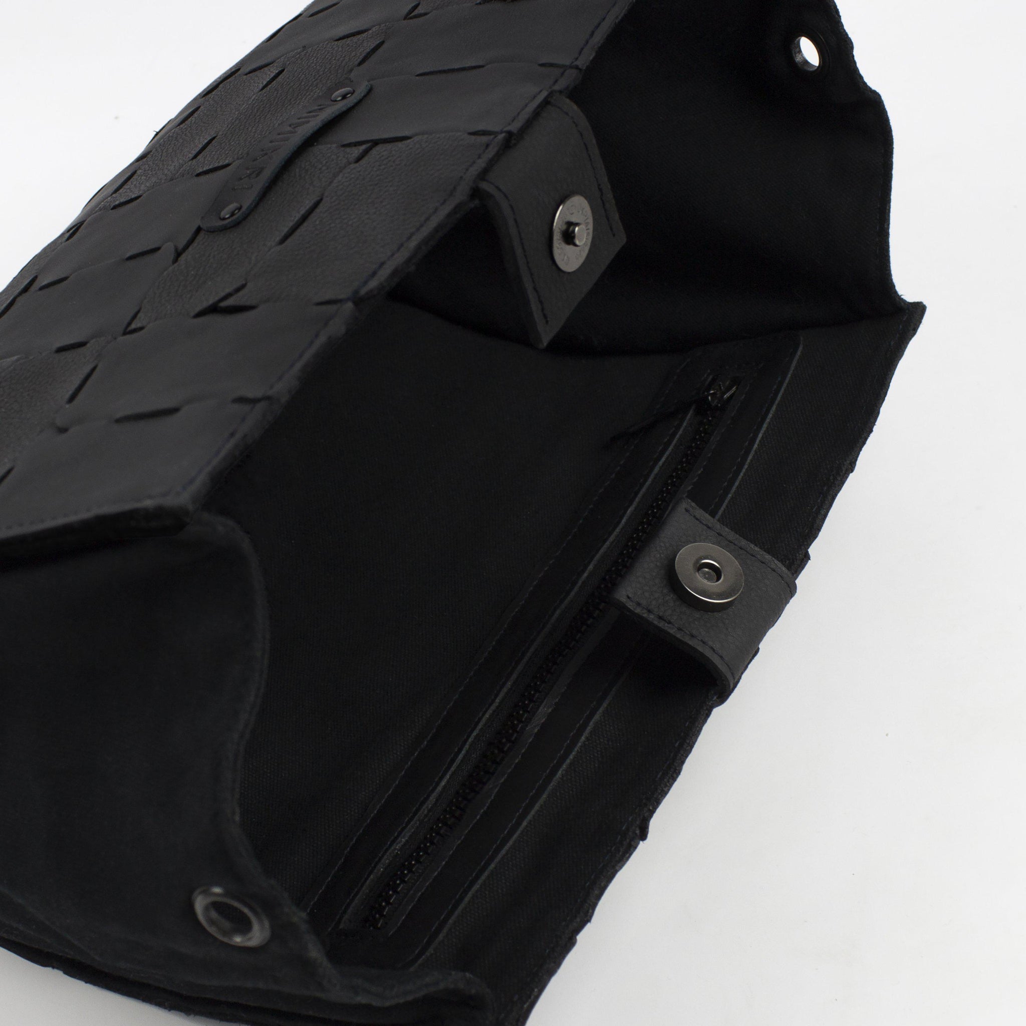 Designer clutch bag / genuine leather purse / recycled handbag-designer, designer bag, evening bag, geometric, handbag, leather bag, modular, modular clutch, small shoulder bag-Mimikri