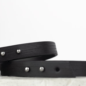 Fekete bőr minimal choker