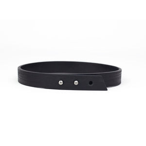 Fekete bőr minimal choker