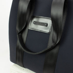 Large-sized neoprene mesh tote bag / shoulder bag