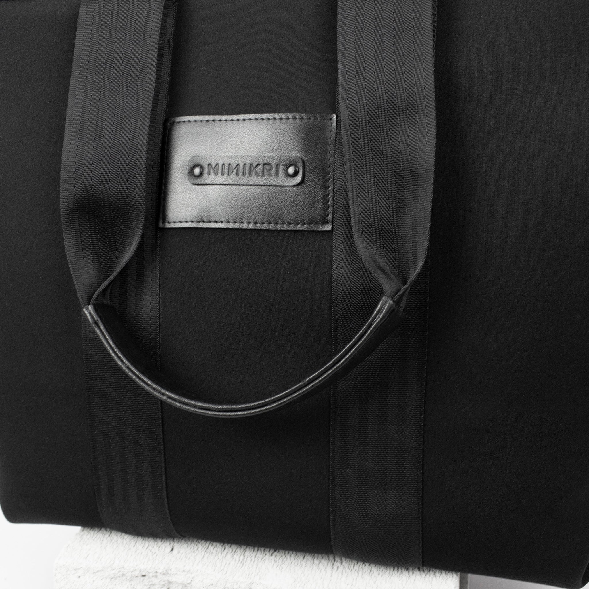 Large sized neoprene tote bag