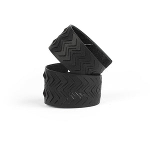 Wide genuine leather bracelet women's cuff bangle matte black-adjustable, bangles, black, black leather, Bracelet, contemporary, cuff, cut out, design, designer, designer bracelet, designer jewelry, geometric, goth, Jewelry, laser_cut, leather bracelet, leather jewelry, matte, matte black, minimal, minimalist, minimalist bracelet, recycled, wide bracelet, zerowaste-Mimikri